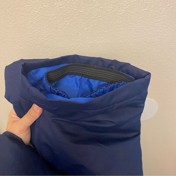 Swiss Tech Water Repellent Snow Pants bibs kids unisex navy blue Size 8 NWOT - Picture 10 of 11